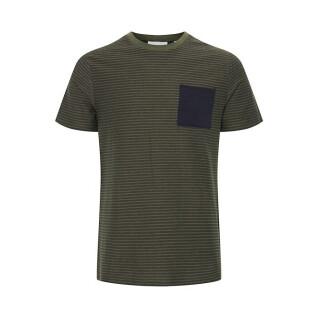 T-shirt with pocket in twill Casual Friday Thor - Y/D Jaquard