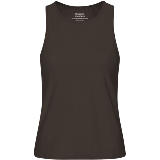 Women's tank top Colorful Standard Active Coffee Brown