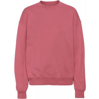 Sweatshirt round neck Colorful Standard Organic oversized raspberry pink