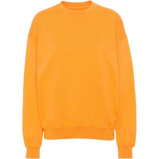 Sweatshirt round neck Colorful Standard Organic oversized sunny orange