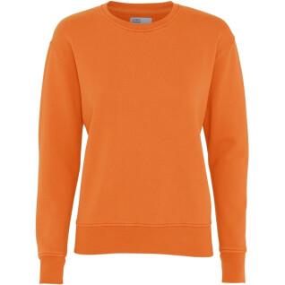 Women's round neck sweater Colorful Standard Classic Organic burned orange