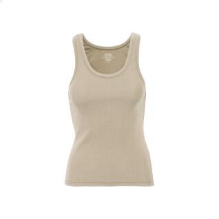 Women's ribbed tank top Colorful Standard Organic oyster grey