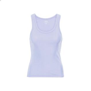 Women's ribbed tank top Colorful Standard Organic soft lavender