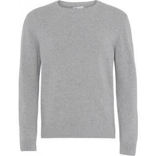 Wool round neck sweater Colorful Standard Classic Merino heather grey