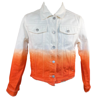 Short denim jacket tie & dye woman Project X Paris