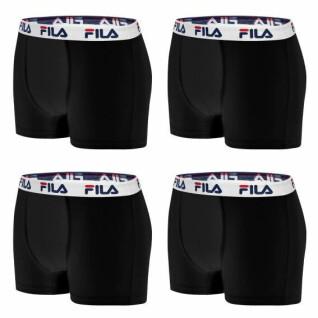 Set of 4 cotton boxers for kids Fila