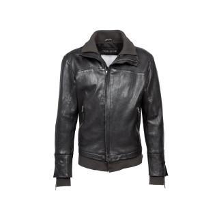 Leather jacket Freaky Nation Drue-FN