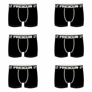 Set of 6 microfiber boxers Freegun