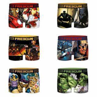 Pack of 6 boxers Freegun Marvel