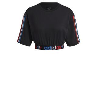 Women's T-shirt adidas Originals Adicolor Primeblue Tricolor Cropped