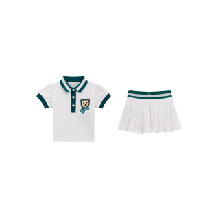 Baby girl polo + pleated skirt set Guess