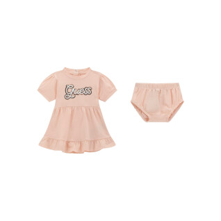 Baby girl dress + jersey panties set Guess
