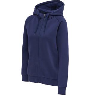 Women's zip-up hoodie Hummel red Heavy