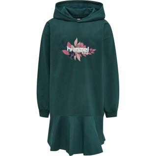 Girl hoodie dress Hummel Saga