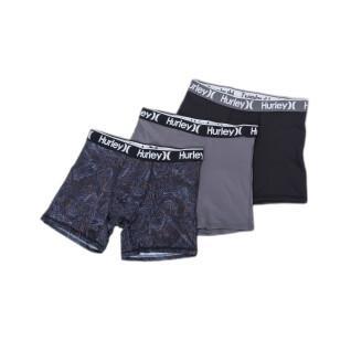 Set of 3 boxer shorts Hurley Regrind - Underwear - Clothing - Men