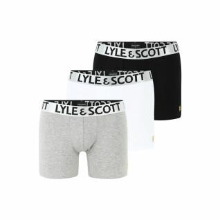 Set of 3 boxer shorts Lyle & Scott Christopher Satin Waistband