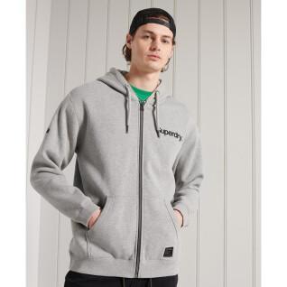 Zip-up hoodie with pattern Superdry Military