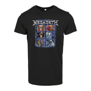 T-shirt Urban Classics Megadeth Heads Grid