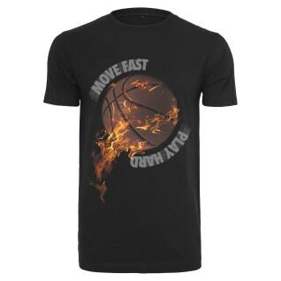 T-shirt Mister Tee burning bball