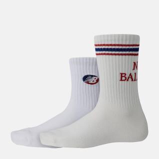Set of 2 pairs of socks New Balance