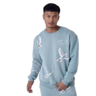 Sweatshirt doves pattern Project X Paris Loose