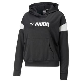 Sweatshirt women's knitted hoodie Puma Fit Tech