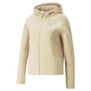 Sweatshirt full-zip hooded woman Puma Evostripe