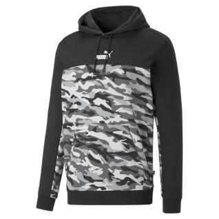 Sweatshirt camo hoodie Puma ESS Block TR