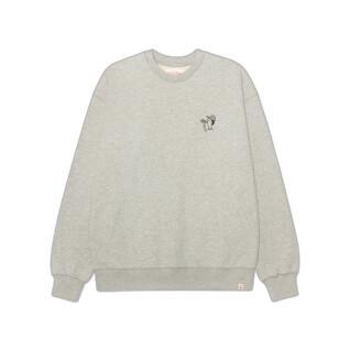 Classic crew-neck sweatshirt with front and back print Revolution