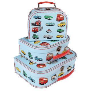 Set of 3 suitcases for children Rex London Road Trip