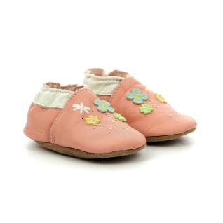Baby girl slippers Robeez Spring Time