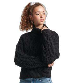 Women's high neck sweater Superdry Vintage