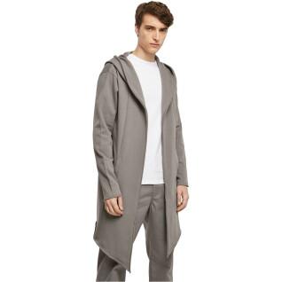 Long hooded cardigan with open edge Urban Classics