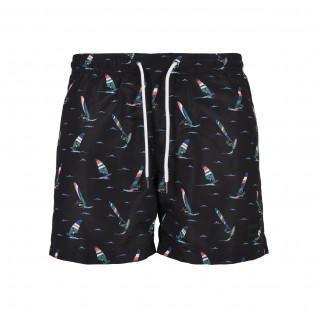 Swim shorts Urban Classics pattern (Grandes tailles)