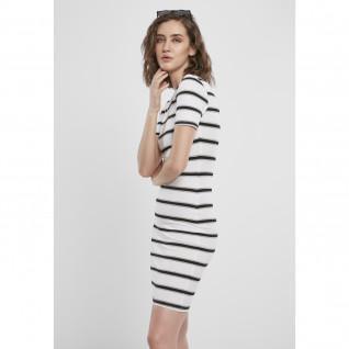 Women's dress Urban Classics stretch stripe