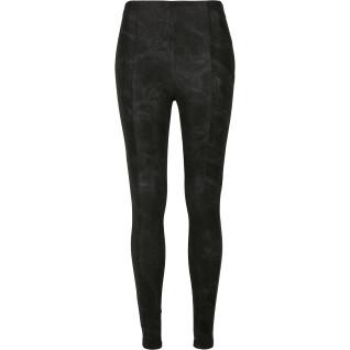 Women's trousers Urban Classics washed faux leather