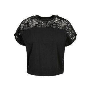 Women's oversized short sleeve t-shirt Urban Classics Lace