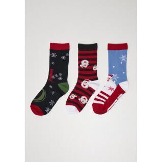 Football Socks Urban Classics santa ho christmas (x3)