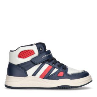 Velcro stripes high sneakers for kids Tommy Hilfiger