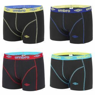 Set of 4 plain boxers Umbro