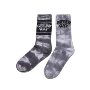 Pairs of socks Urban Classics Green Day Tie Die (x2)