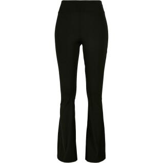 Women's high-waisted flared legging Urban Classics Recycled GT
