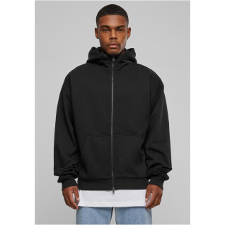 Zip-up hooded sweatshirt with stand-up collar Urban Classics Heavy