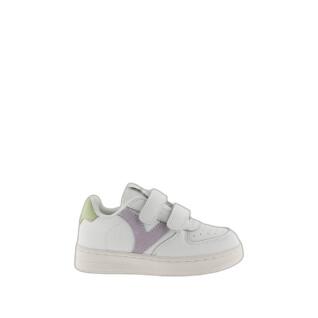 Contrasting baby girl sneakers Victoria Tiempo