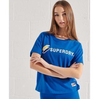 Women's straight T-shirt Superdry Sportstyle