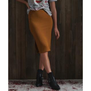Women's ottoman fabric pencil skirt Superdry