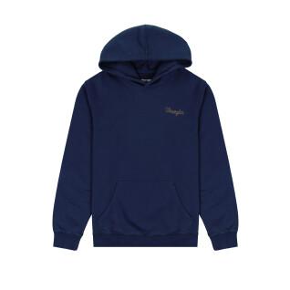 Hoodie with logo Wrangler Sign Off