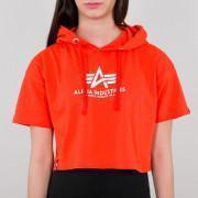 Women's hooded t-shirt Alpha Industries Basic COS