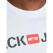 T-shirt large size Jack & Jones col ras-du-cou ecorp logo