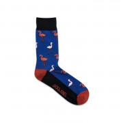 Pack of 5 pairs of socks Jack & Jones summer flamingo